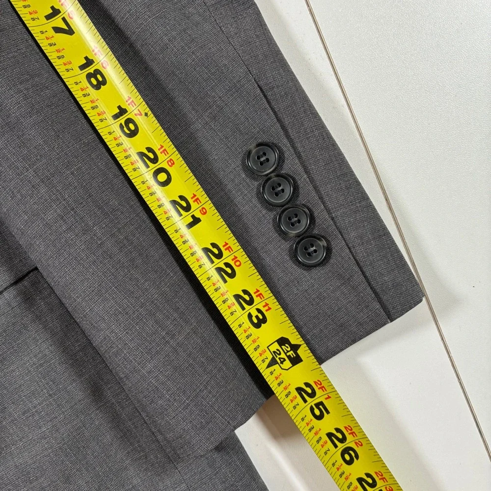 Brooks Brothers Fitzgerald BrooksCool Blazer 40R Grey Wool Full Canvas Modern